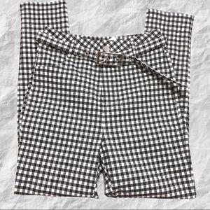 Chocolate U.S.A Skinny Fit Pants Black White Sz S